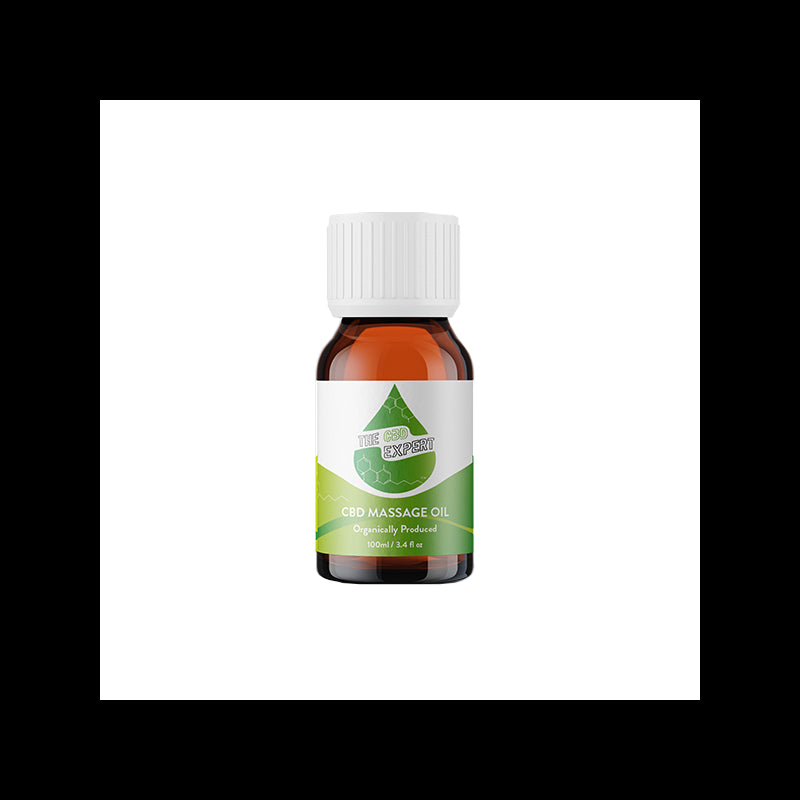 The CBD Expert 500mg CBD Massage Oil - 100ml