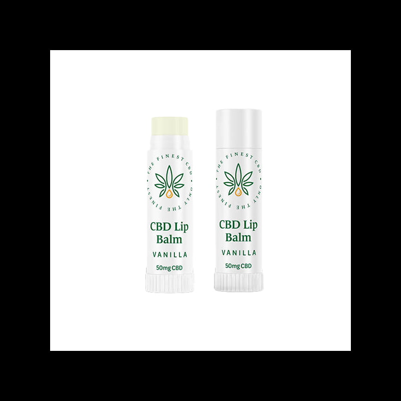 The Finest Balm 50mg CBD Vanilla Lip Balm Stick - 5ml