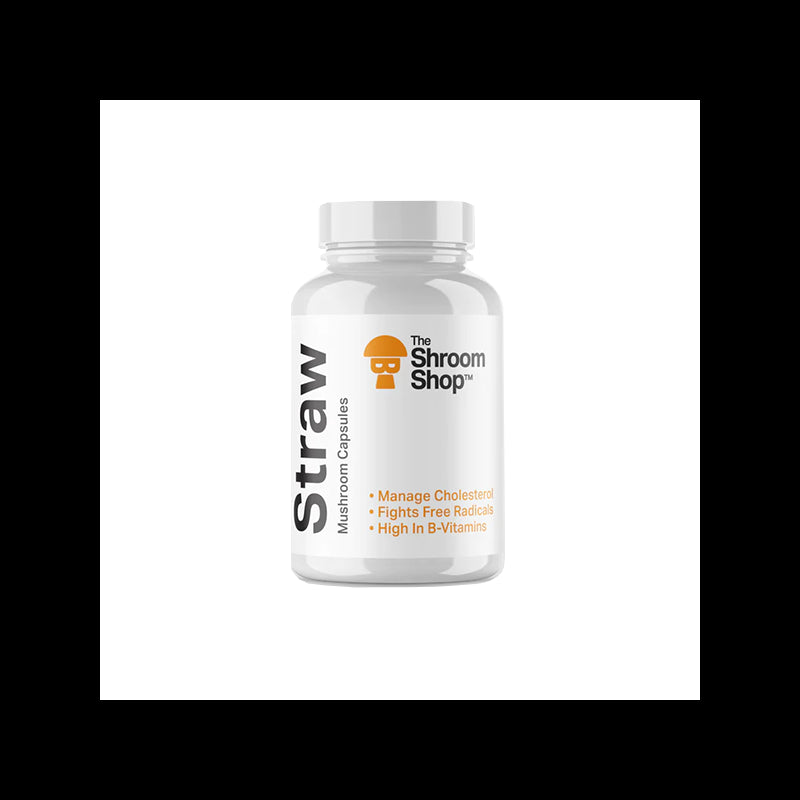 The Shroom Shop Straw Mushroom 45000mg Capsules - 90 Caps