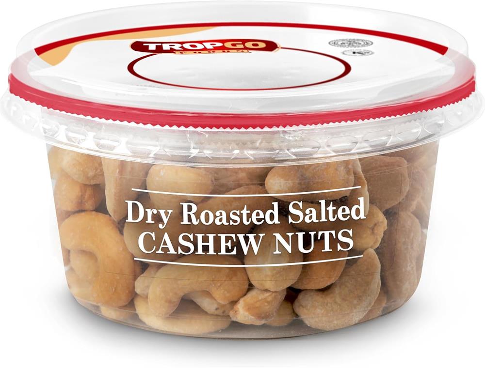 Tropgo Roasted Salted Cashews 180g