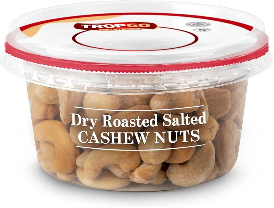 Tropgo Roasted Salted Cashews 180g