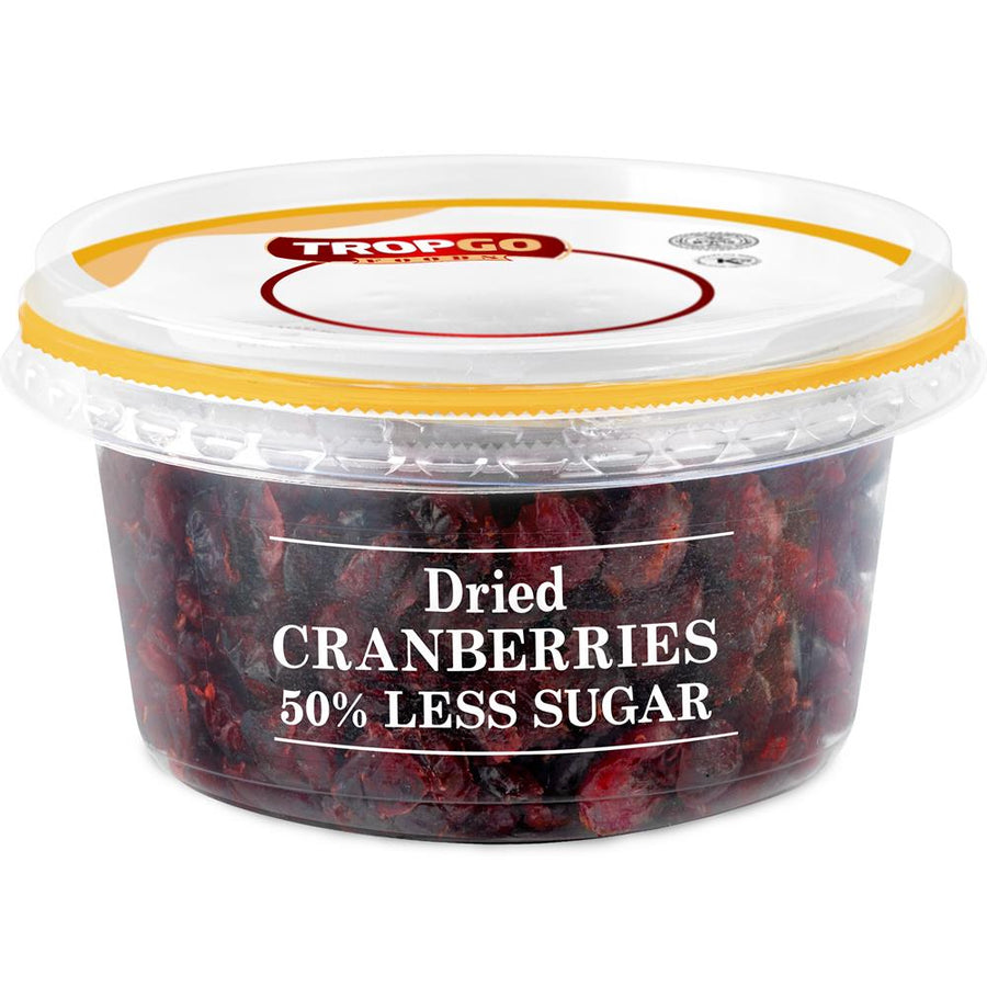 Dried Cranberries Reduced Sugar 190g