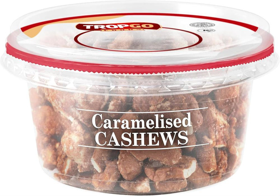 Tropgo Caramelised Cashews 180g