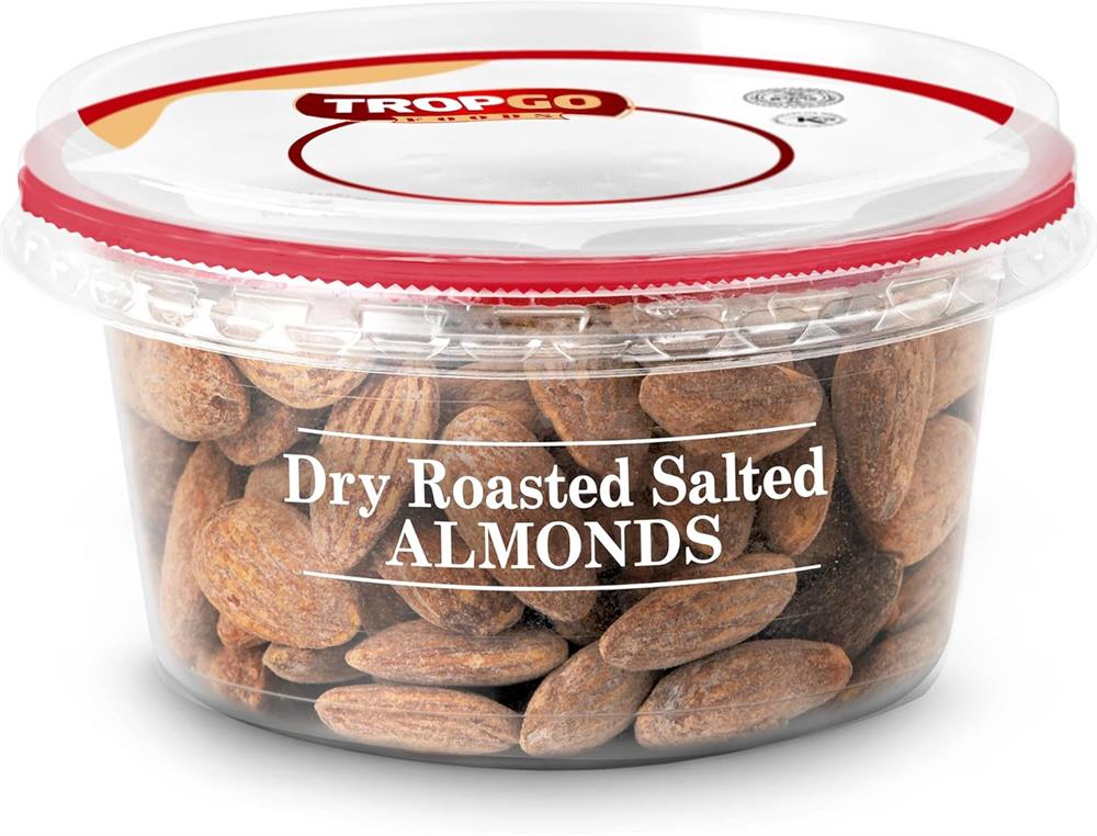 Tropgo Roasted Salted Almonds 180g