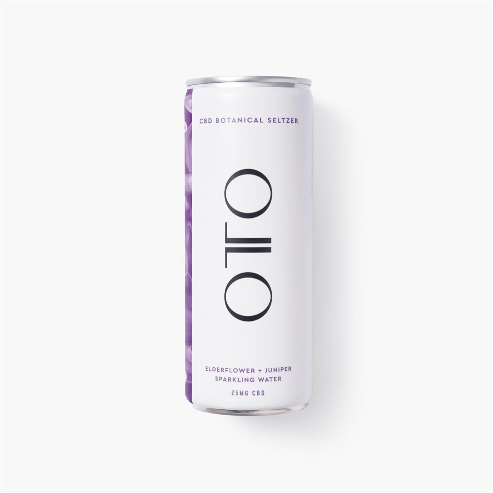 CBD Elderflower & Juniper Seltzer for a refreshing lift. 250ml