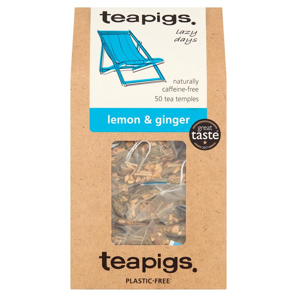 lemon & ginger 50 tea temples