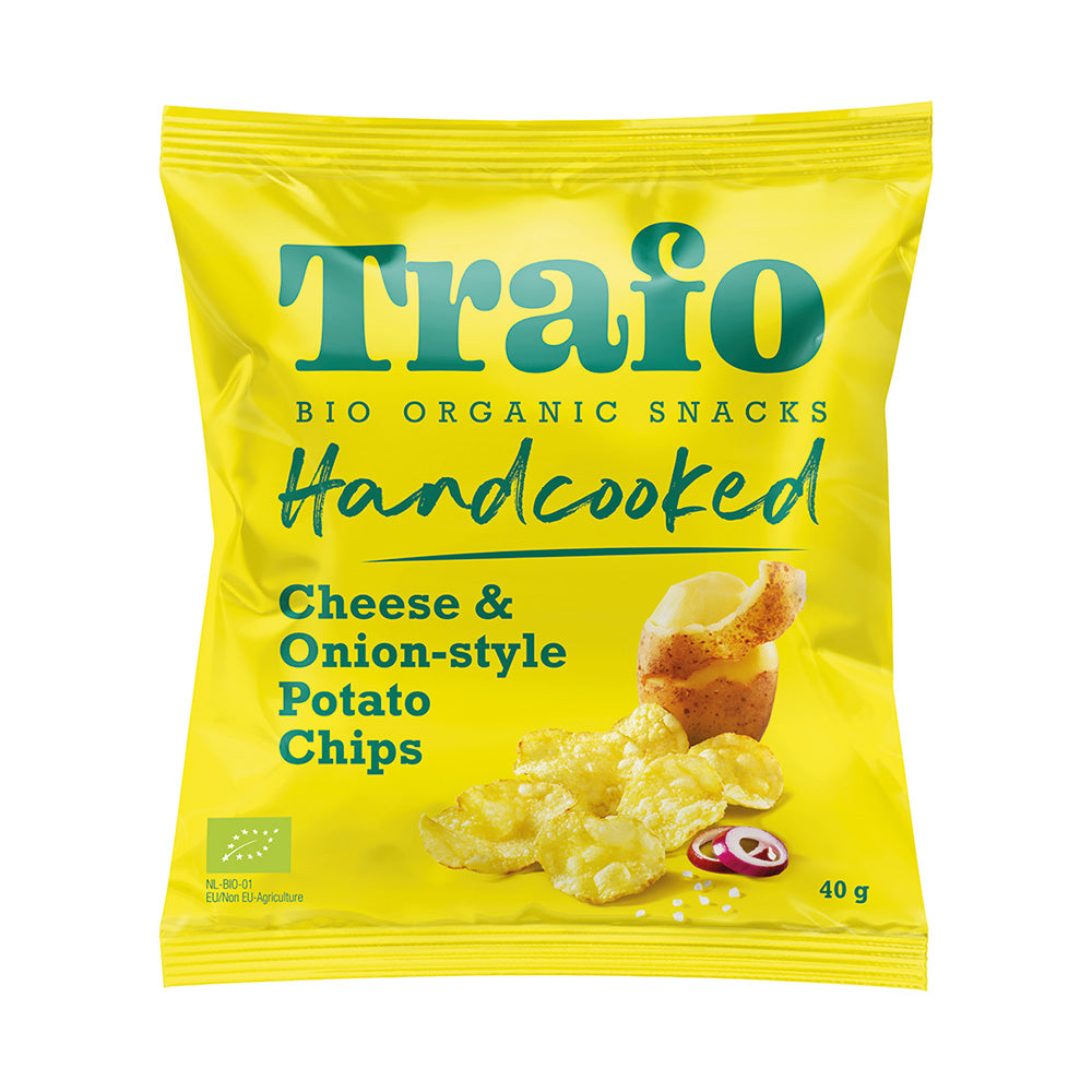 Organic Handcooked Crisps Cheese & Onion 40g