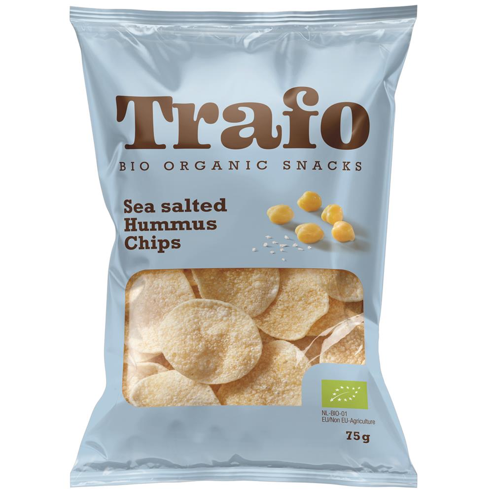 Organic Hummus Chips Seasalt 75g