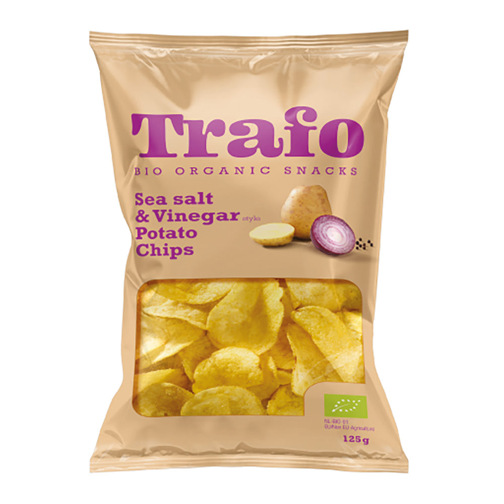 Organic Classic Salt & Vinegar Crisps 125g