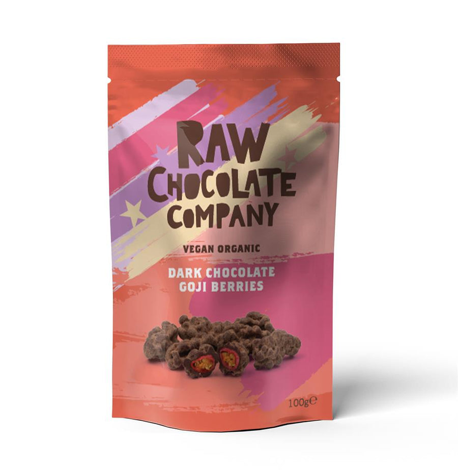 Organic Raw Chocolate Goji Berries 100g