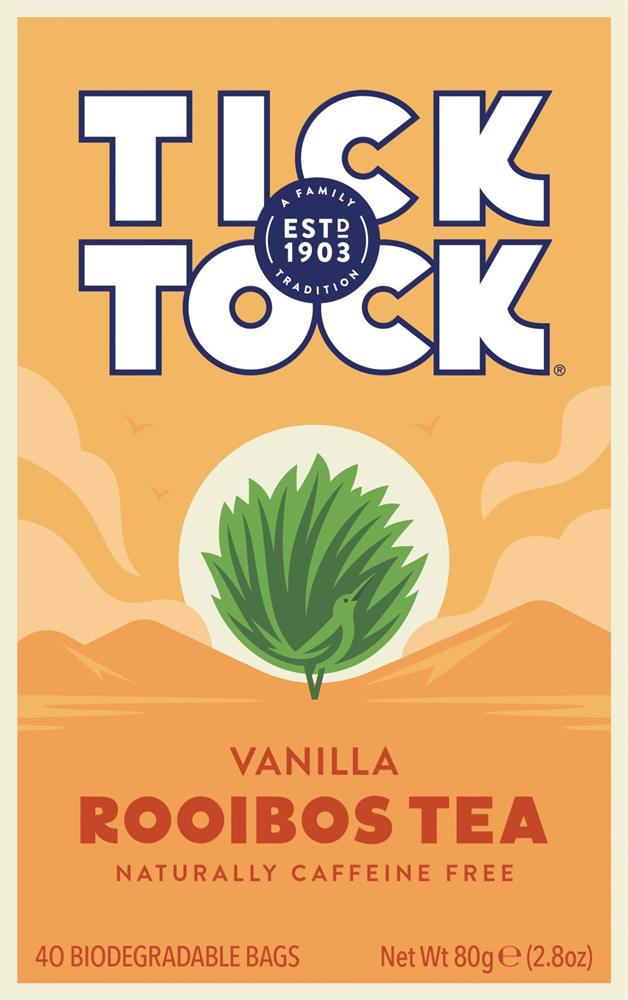 Tick Tock Rooibos Vanilla 40 tea bag