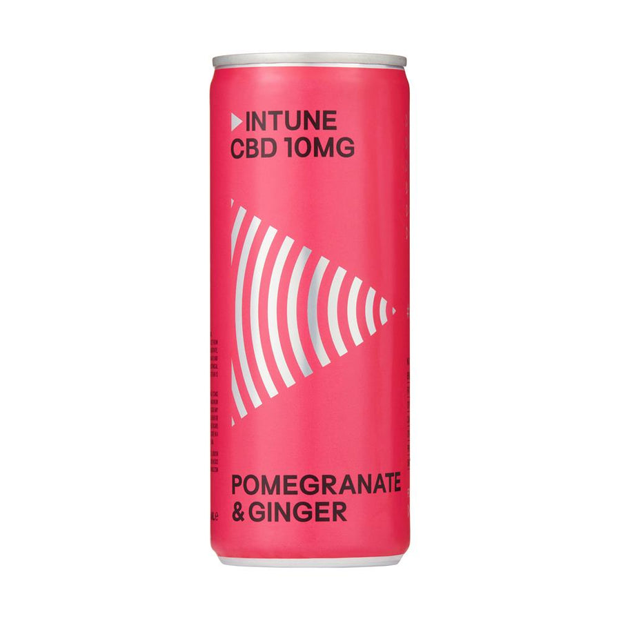 Intune Pomegranate & Ginger 10mg Natural CBD Drink 250ml