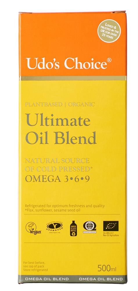 Udo's Choice Ultimate Oil Blend 500ml - ORGANIC