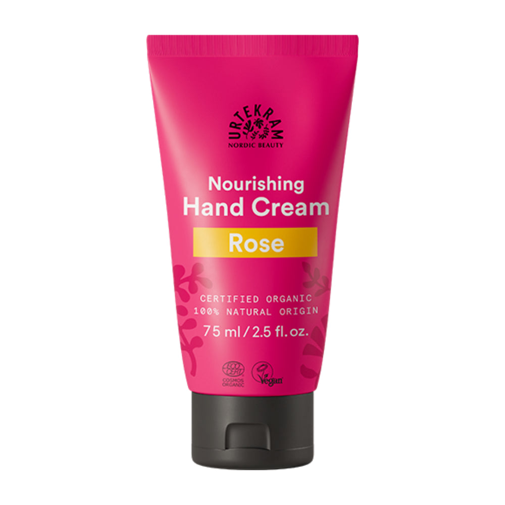 Vegan Organic Rose Hand Cream - 75ml