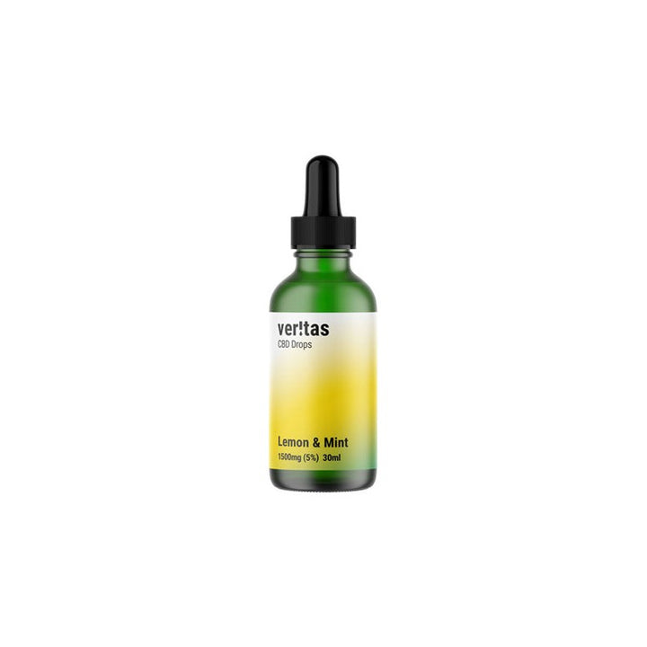 Veritas 1500mg CBD Lemon & Mint Drops - 30ml