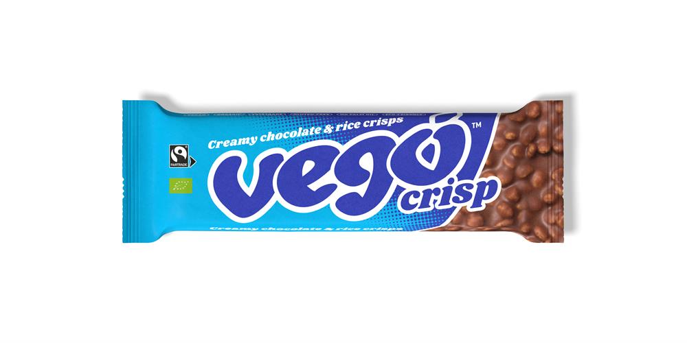 Vego Crisp-Creamy Chocolate & Rice Crisps Org/FT