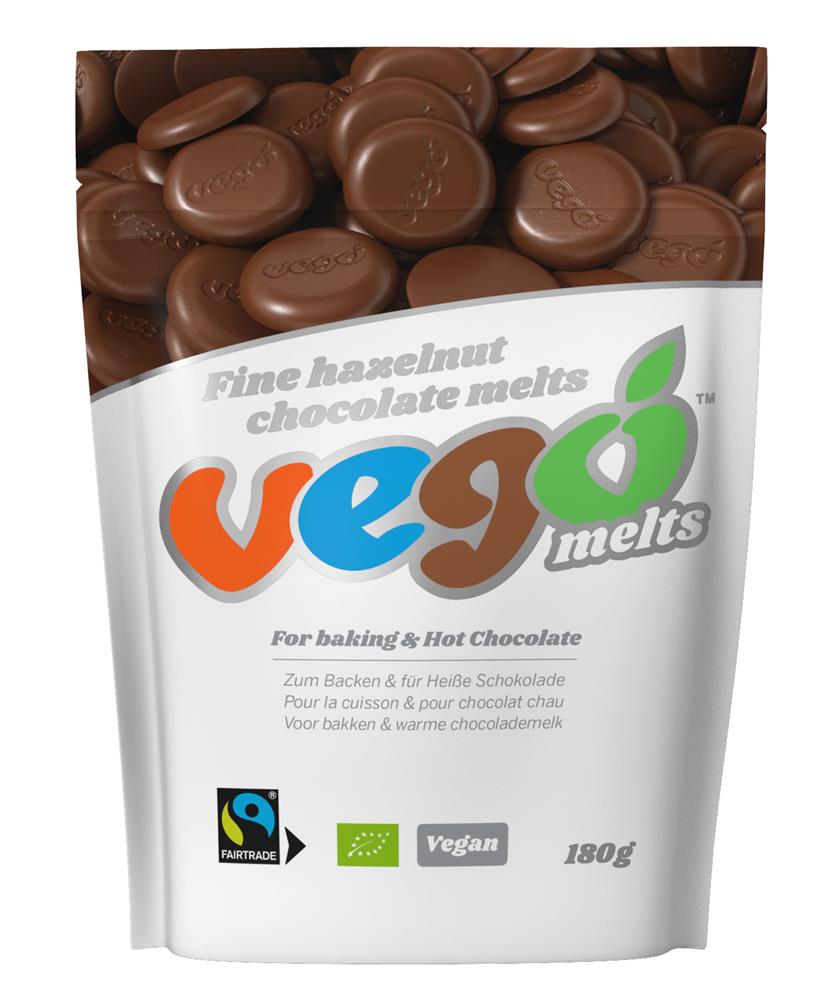 Vego Fine Hazelnut Chocolate Melts 180g