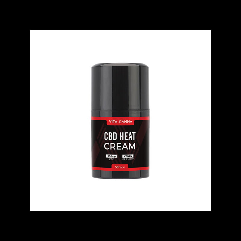 Vita Canna 500mg CBD Heating Cream 50ml