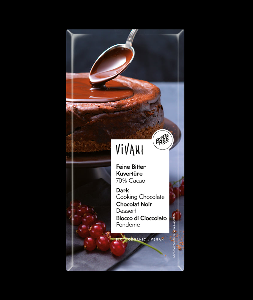 Dark Cooking Chocolate Vegan Organic 200g