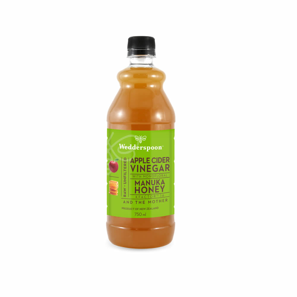 Wedderspoon Apple Cider Vinegar & Manuka Honey 750ml