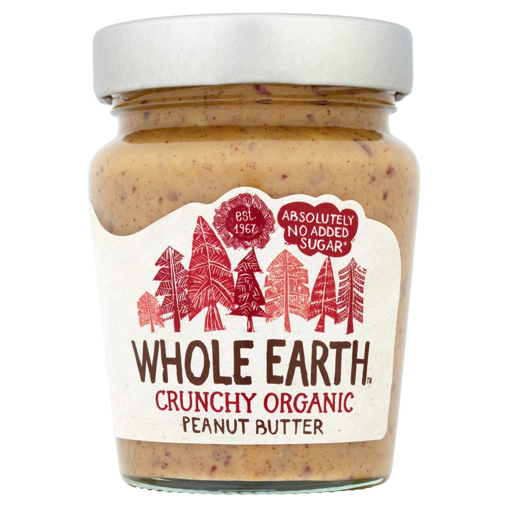 Whole Earth Crunchy Organic Peanut Butter 227g