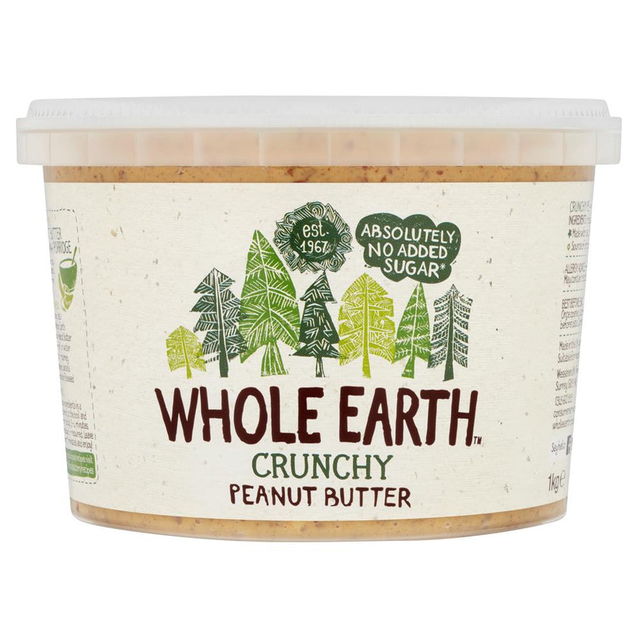 Whole Earth Crunchy Peanut Butter 1000g