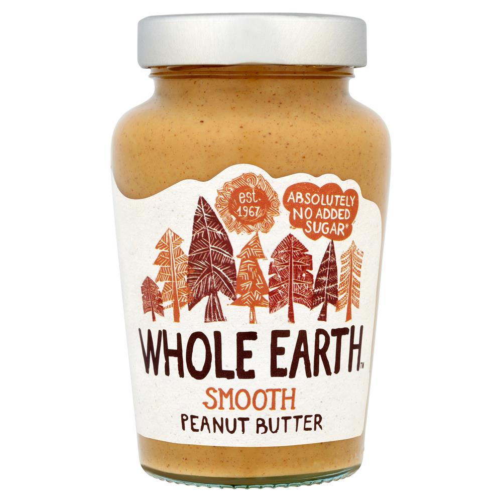 Whole Earth Smooth Peanut Butter 454g