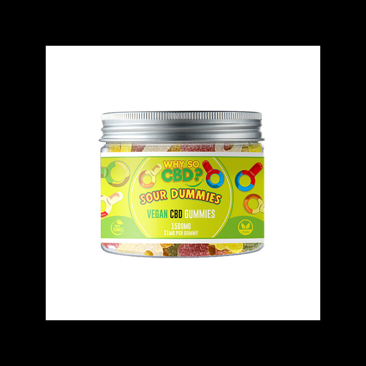 Why So CBD? 1500mg Broad Spectrum CBD Small Vegan Gummies - 11 Flavours