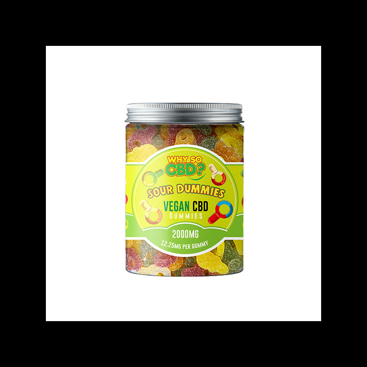 Why So CBD? 2000mg CBD Large Vegan Gummies - 11 Flavours