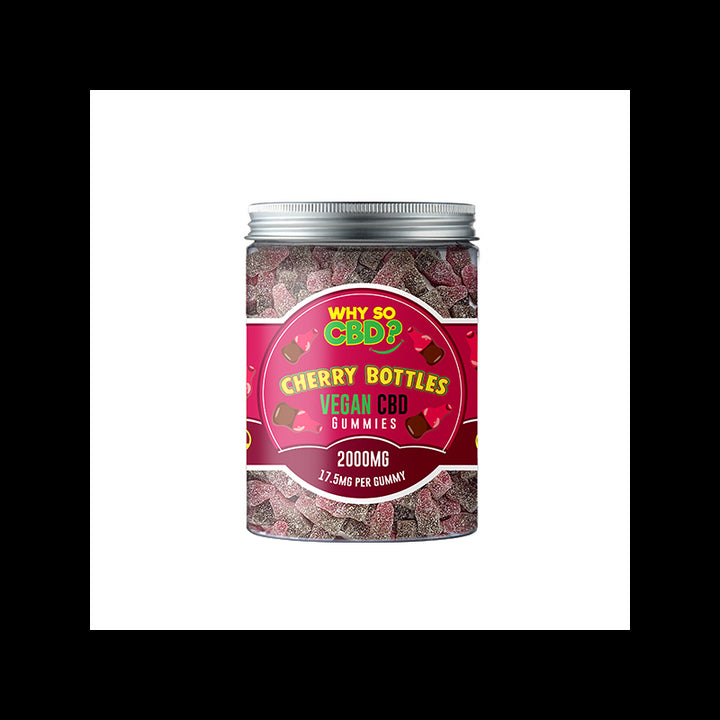 Why So CBD? 2000mg CBD Large Vegan Gummies - 11 Flavours