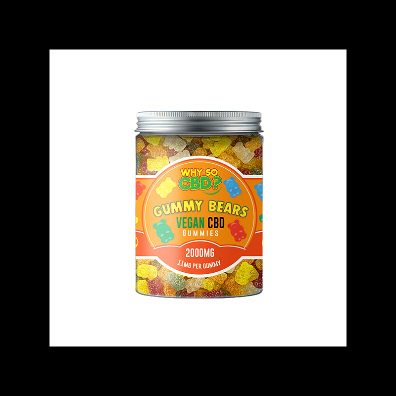 Why So CBD? 2000mg CBD Large Vegan Gummies - 11 Flavours