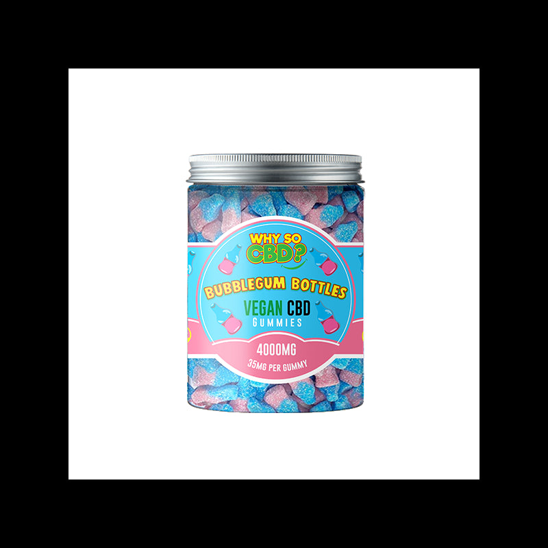 Why So CBD? 4000mg CBD Large Vegan Gummies - 11 Flavours