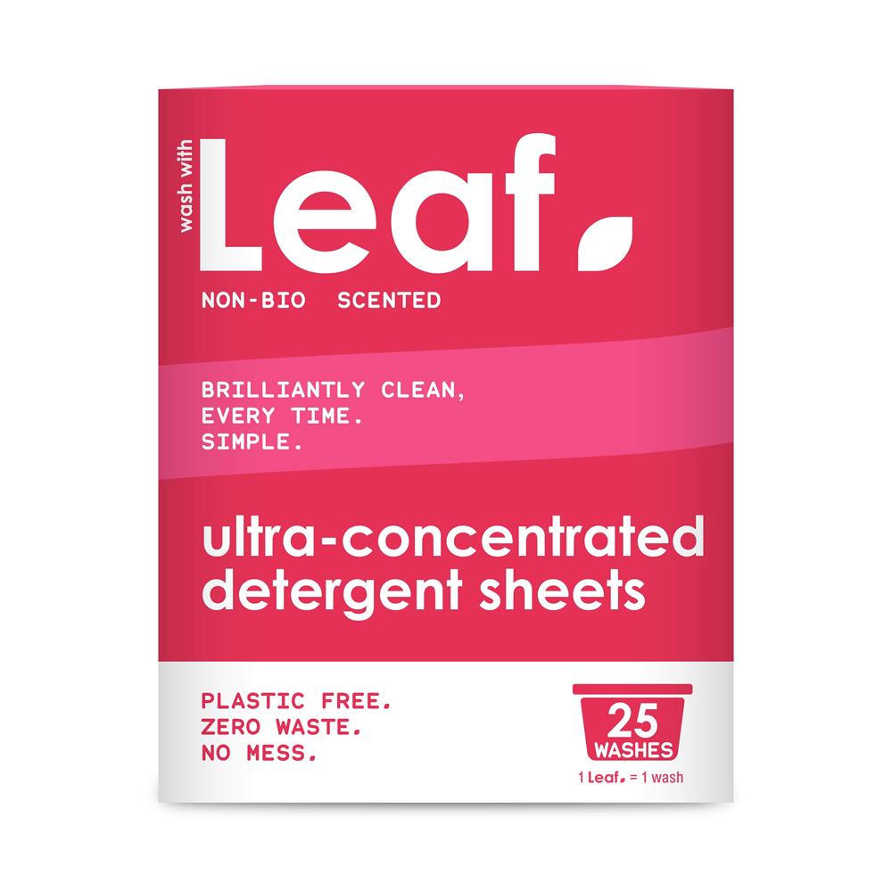 Leaf Non Bio Laundry Detergent Sheets 25 Pack