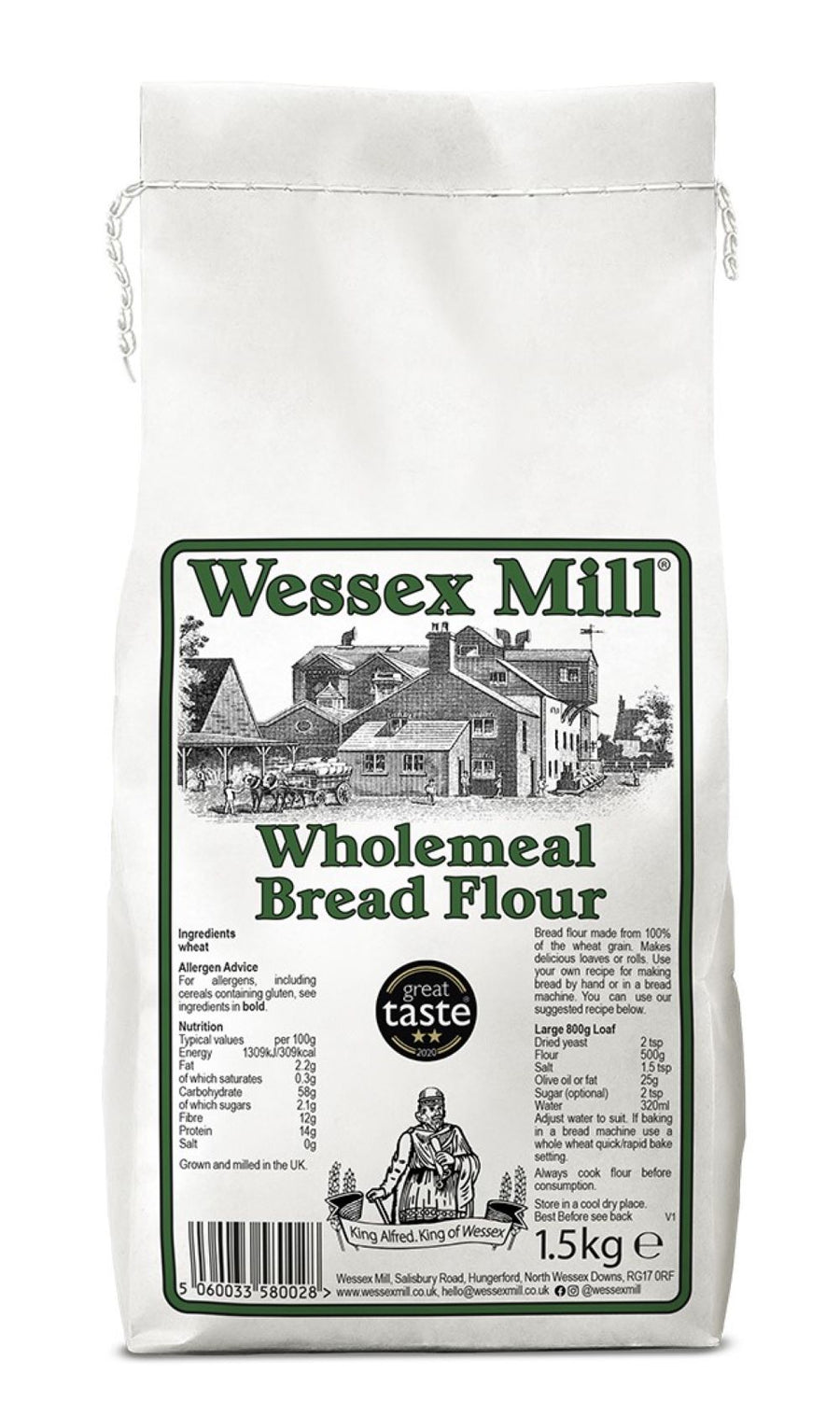 Wholemeal Bread Flour 1.5Kg