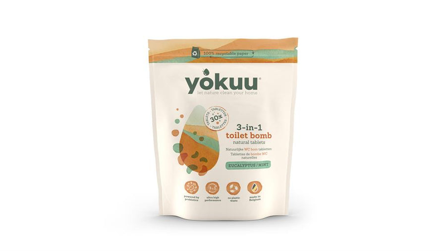 Yokuu Toilet Bombs (Eucalyptus & Mint) 30 tablets