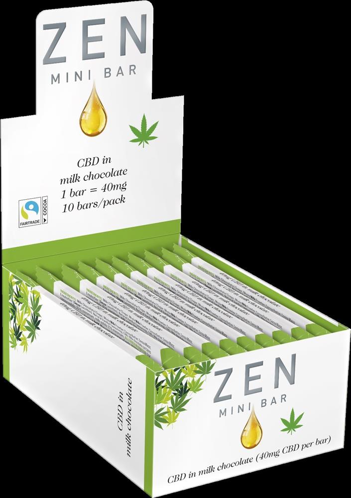 ZEN CBD Milk Chocolate Mini Bar 10g / 40mg CBD