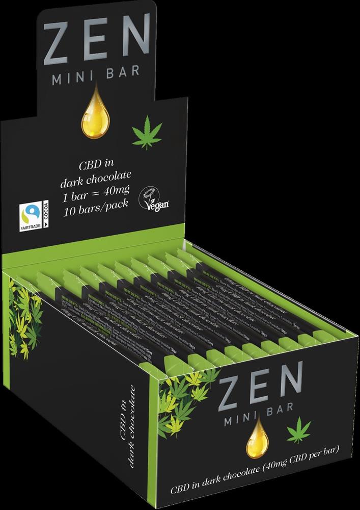 ZEN CBD Dark Chocolate Mini Bar 10g