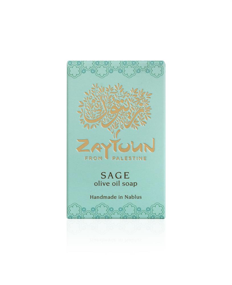 Sage Scented Olive Oil Soap Bar 100g