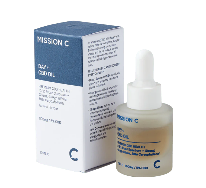 Mission C Day + 500mg CBD Oil 10ml