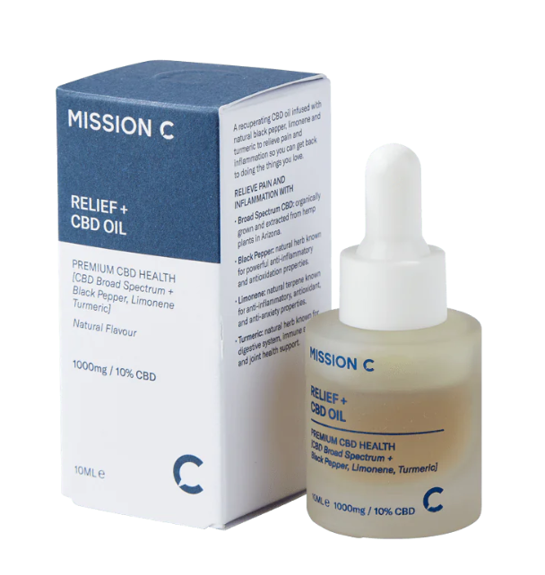 Mission C Relief + 1000mg CBD Oil 10ml